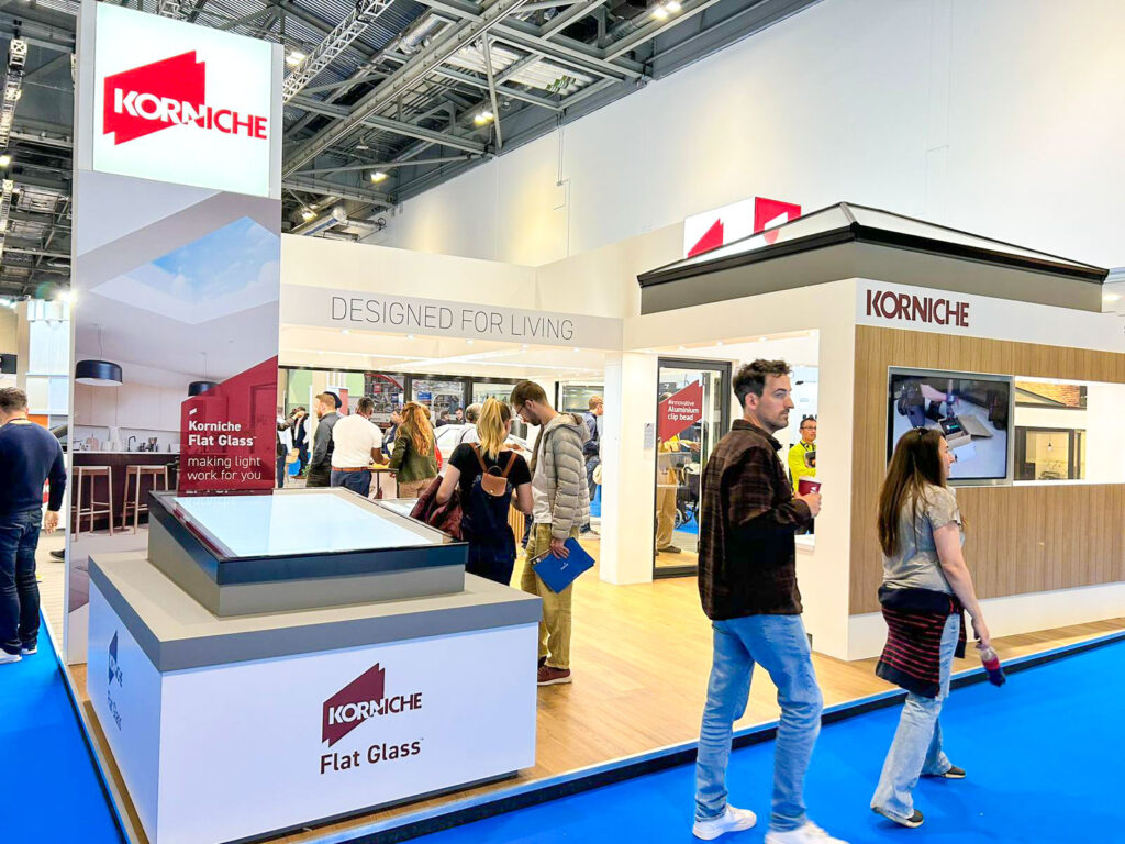 The Korniche Stand at the Homebuilding & Renovating Show in ExCeL London September 2023