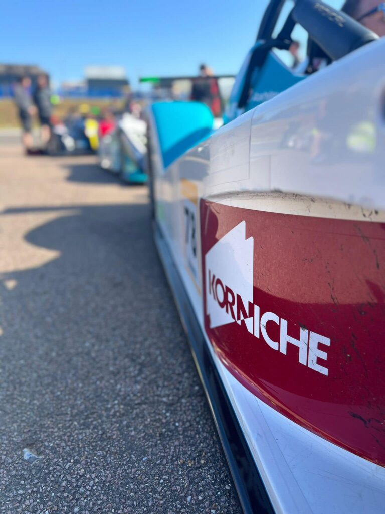 Korniche Branded Radical SR1 Race Car at Snetterton Race Circuit