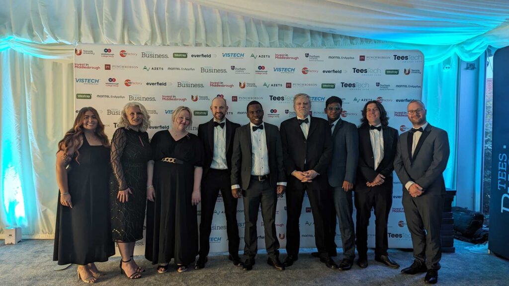 Kwikquote team at Tees Tech Awards 2024