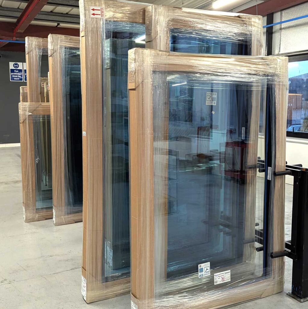 Stacked Korniche Flat Glass Rooflights Ready for Delivery